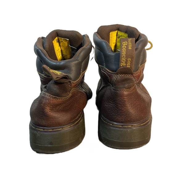 Dr Martens Industrial Leather Brown Steel Toe Boots ASTM F2413-11 UK 12 US 13